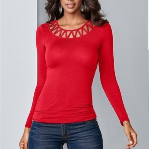 VENUS Strappy Detail Top